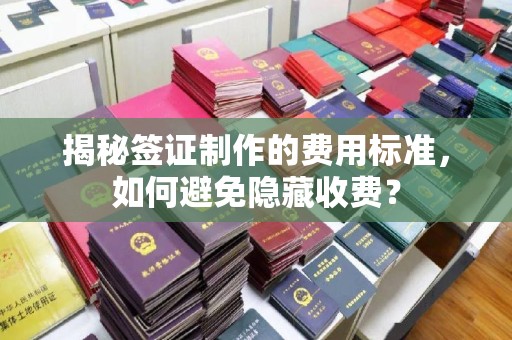 梅里斯揭秘签证制作的费用标准，如何避免隐藏收费？