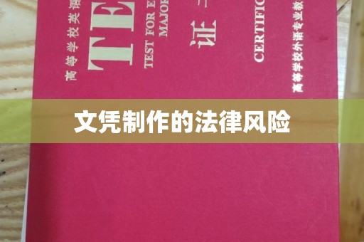 梅里斯文凭制作的法律风险
