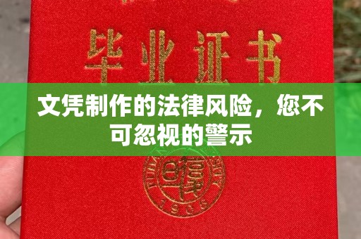 梅里斯文凭制作的法律风险，您不可忽视的警示